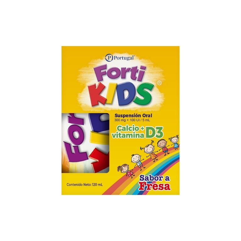 Multivitamínico Infantil Portugal Fortikids Envase 120 mL