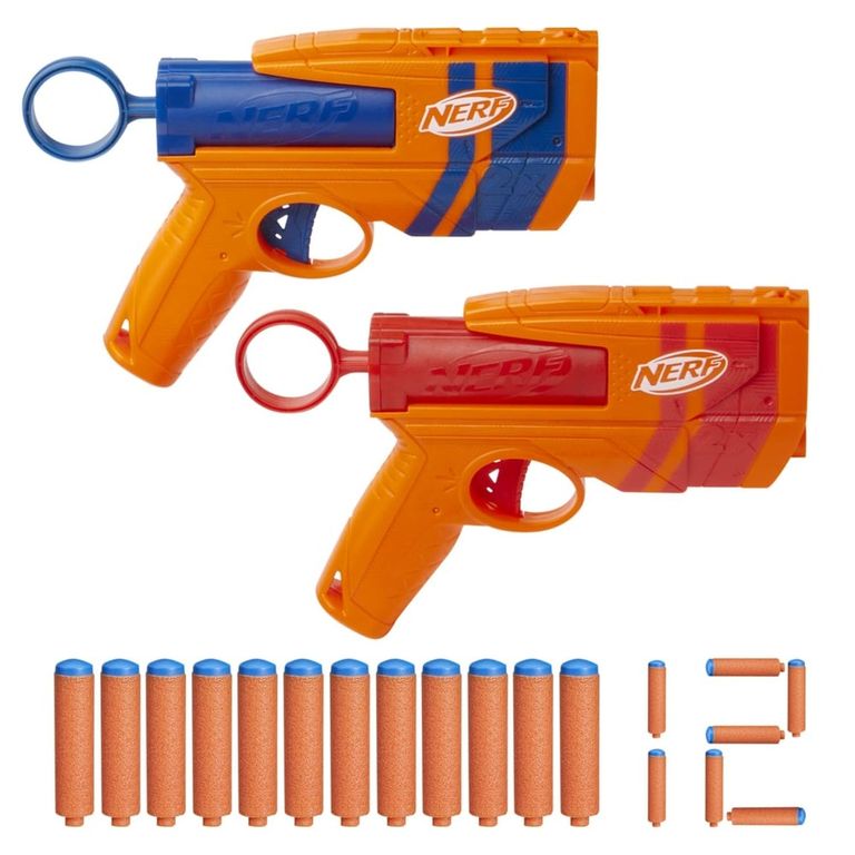 Lanzador Nerf N Series Duo Pack 12 Dardos