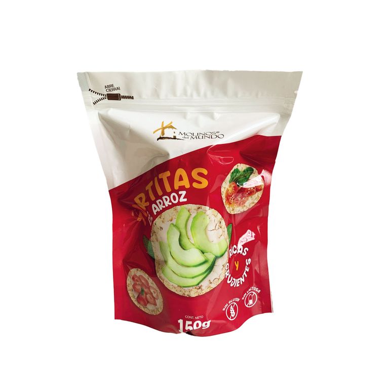 Galleta Arroz Molinos del Mundo Bolsa 150 g