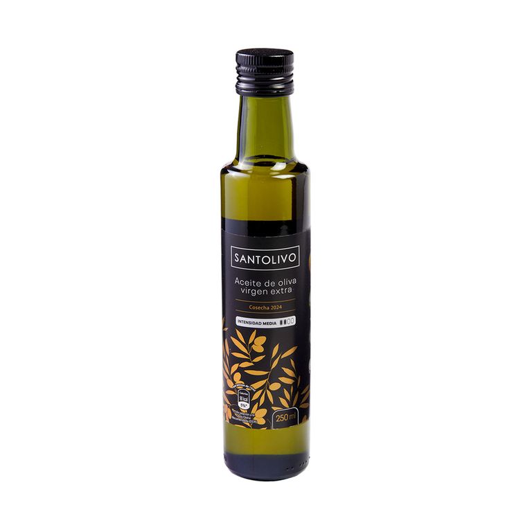 Aceite Oliva Extra Media Santolivo Botella 250 mL
