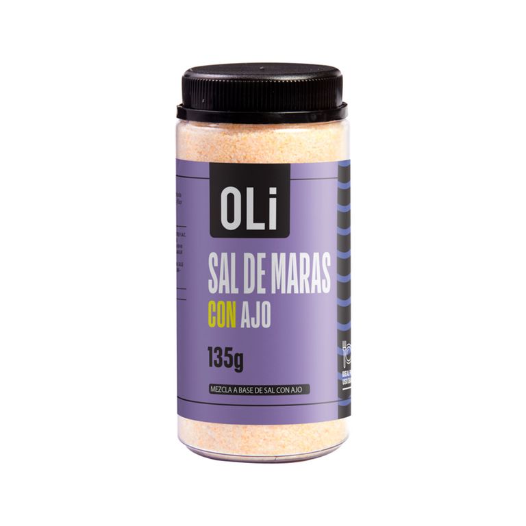 Sal de Maras con Ajo Oli21 Envase 135 g