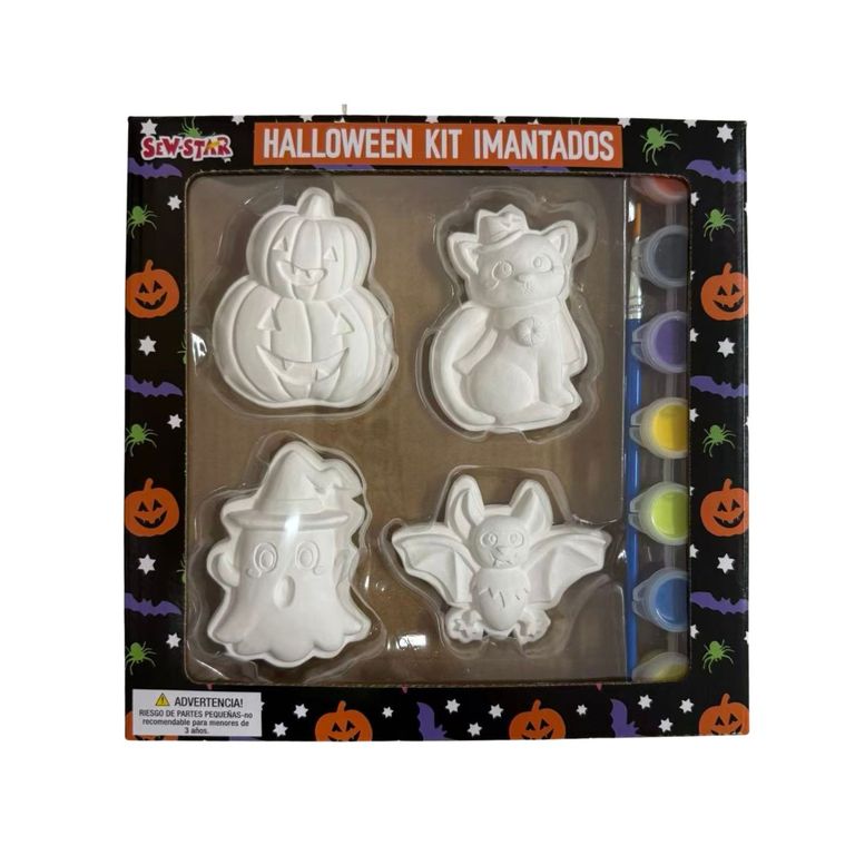 Kit Imanes para Pintar Halloween Tottus