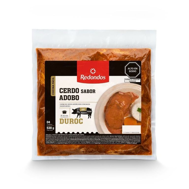 Cerdo Duroc Sabor Adobo Redondos x 530 g