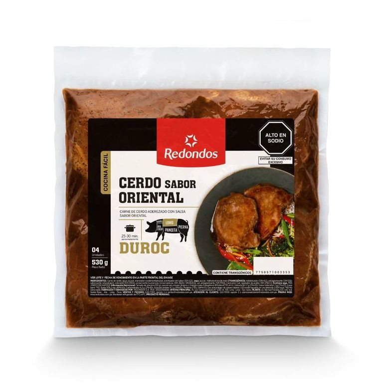 Cerdo Duroc Sabor Oriental Redondos x 530 g