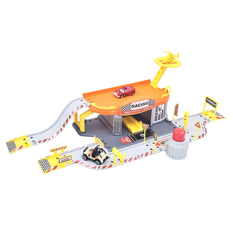 Racing Parking Play Set With Die Cast