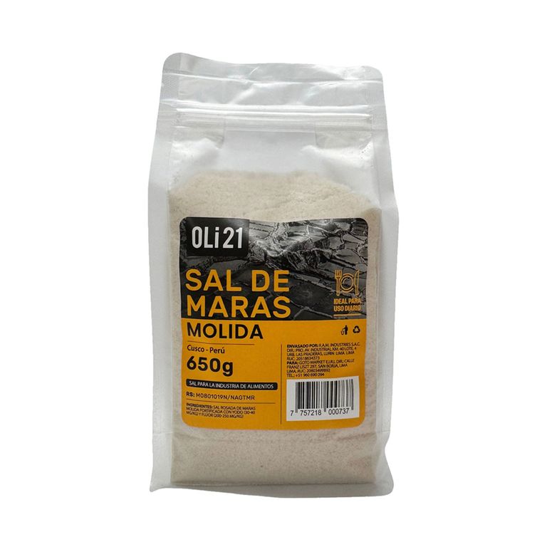 Sal de Maras Molida Oli21 Envase 650 g