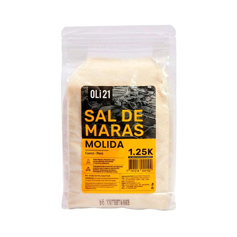 Sal de Maras Molida Oli21 Envase 1 250 g