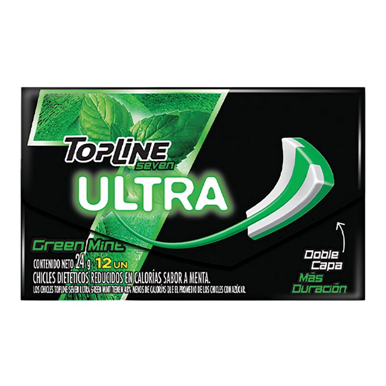 Chicle Greenmint Topline Und 24 g