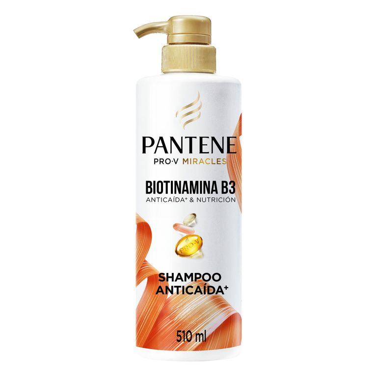 Shampoo Pantene Anticaída Biotinamina B3 Botella 510 mL