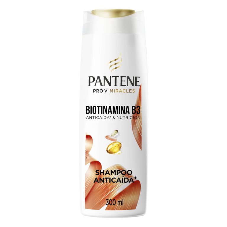 Shampoo Pantene Anticaída Biotinamina B3 Botella 300 mL