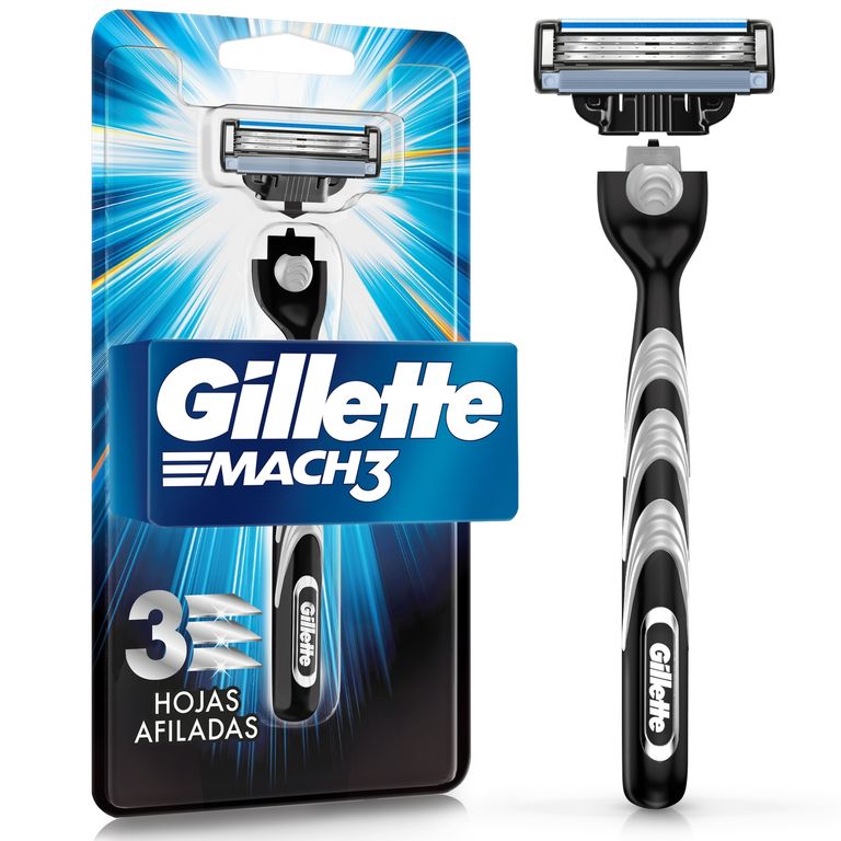 Máquina De Afeitar Gillette Mach3 Con 3 Hojas Para Afeitar
