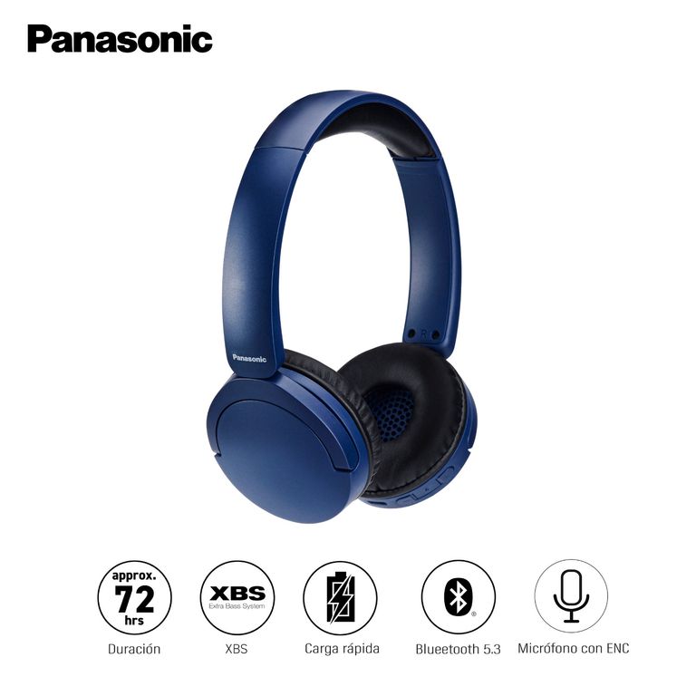 Audífono Bluetooth Panasonic Hf630 Azul