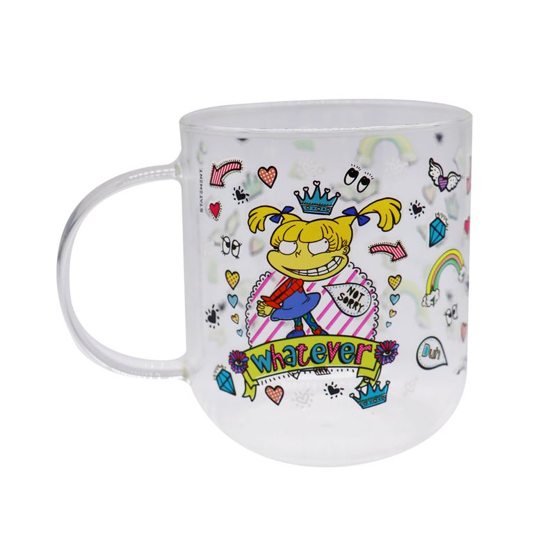 Taza Casa Joven Borosilicato Rugrats Whatever 450 mL
