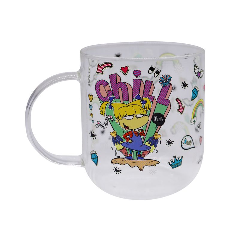 Taza Casa Joven Borosilicato Rugrats Chill 450 mL