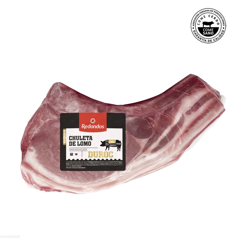 Chuleta De Lomo Duroc Redondos x Kg