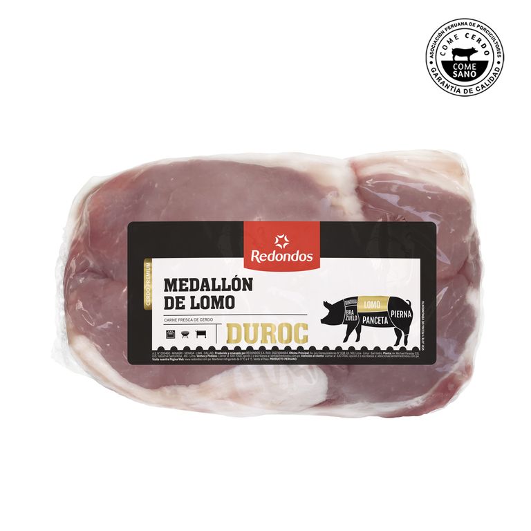 Medallón De Lomo De Cerdo Duroc Redondos x Kg
