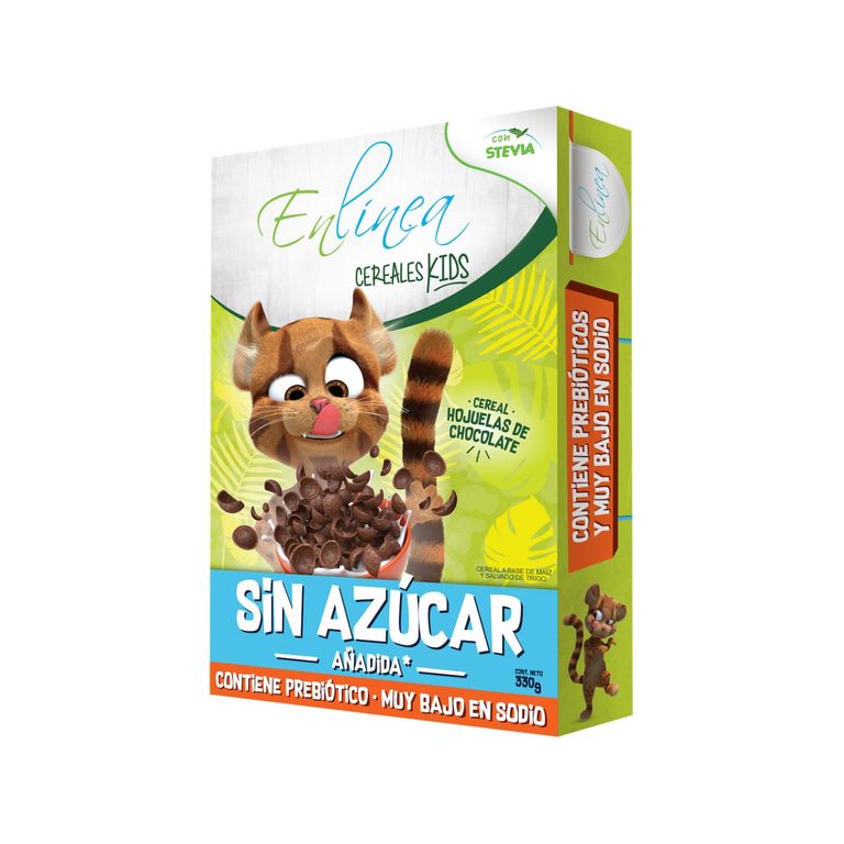 Cereal Kids En Línea Hojuelas Chocolate Caja 330 g