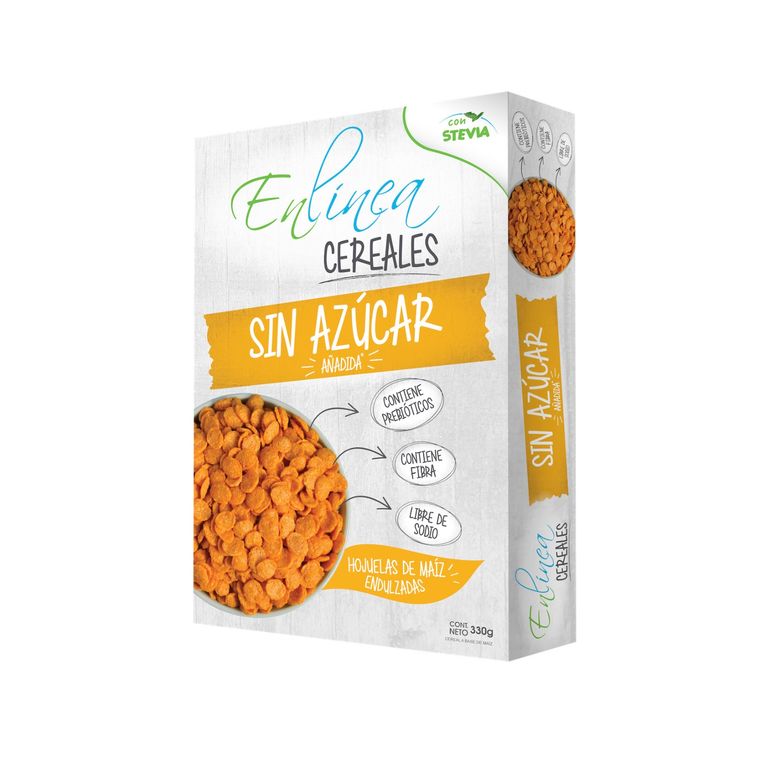 Cereal En Línea Hojuelas Maíz Caja 330 g