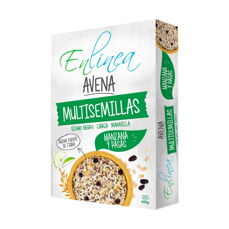 Avena Multisemillas En Línea Manzana Caja 600 g