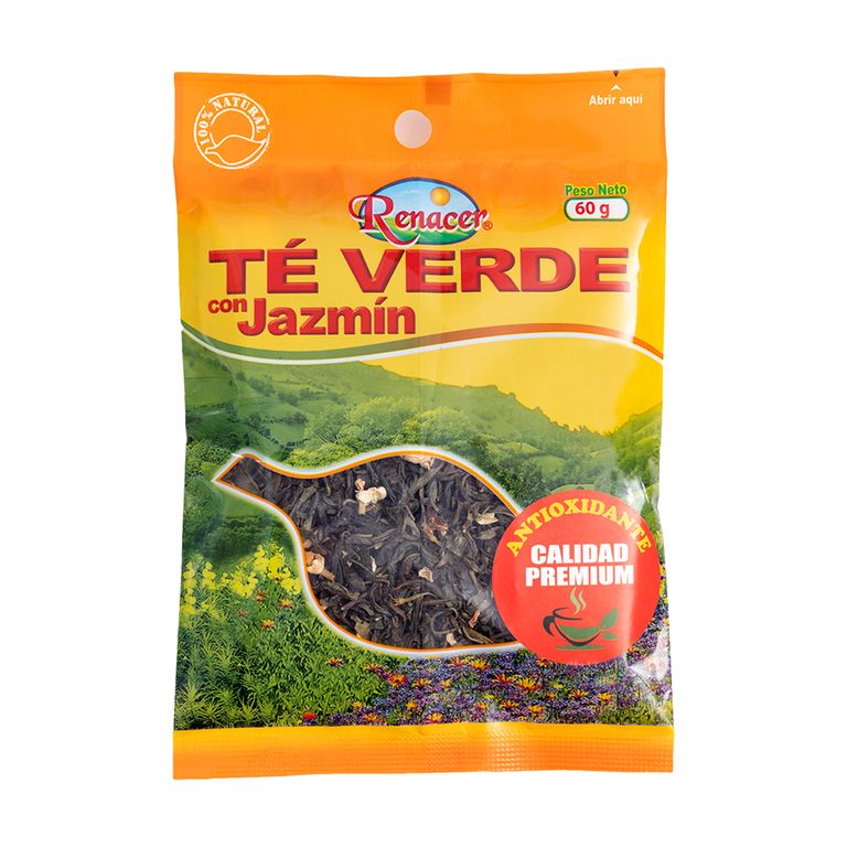Té Verde con Jazmín Renacer Bolsa 60 g