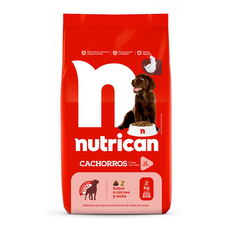 Alimento Seco Cachorros Nutrican Bolsa 2 Kg