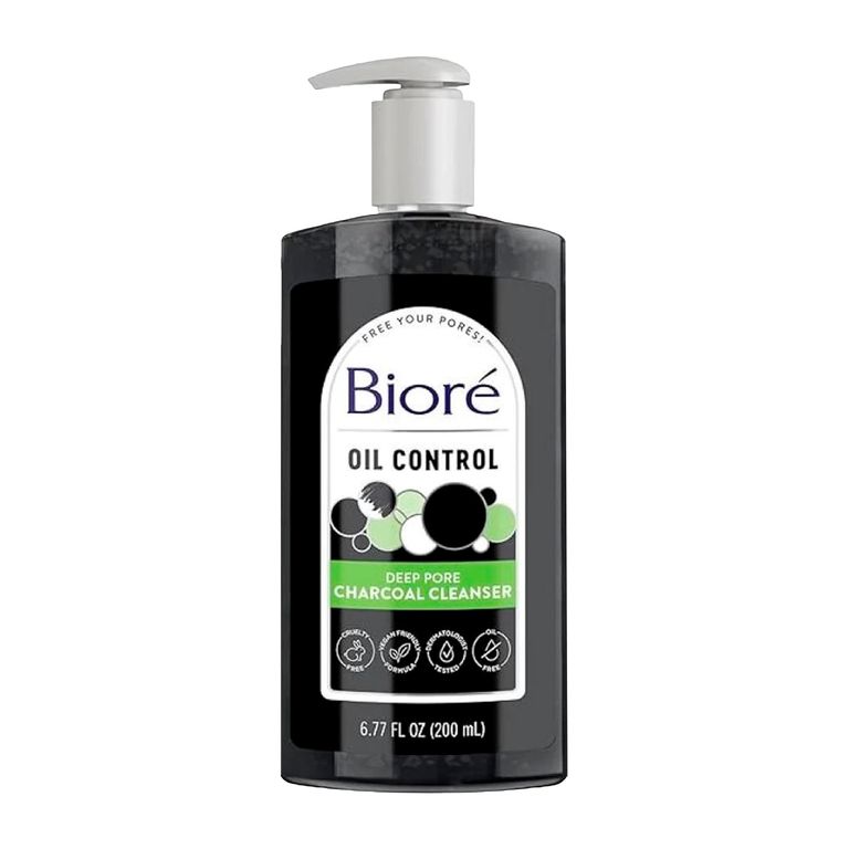 Limpiador Facial Biore Carbón para Piel Grasa Envase 200 mL