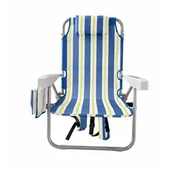 CASA JOVEN - SILLA DE PLAYA COL RAYAS AZUL VERDE