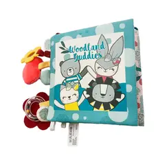 MIMEE - Libro Suave Sensorial Amigos 20x20x11 cm