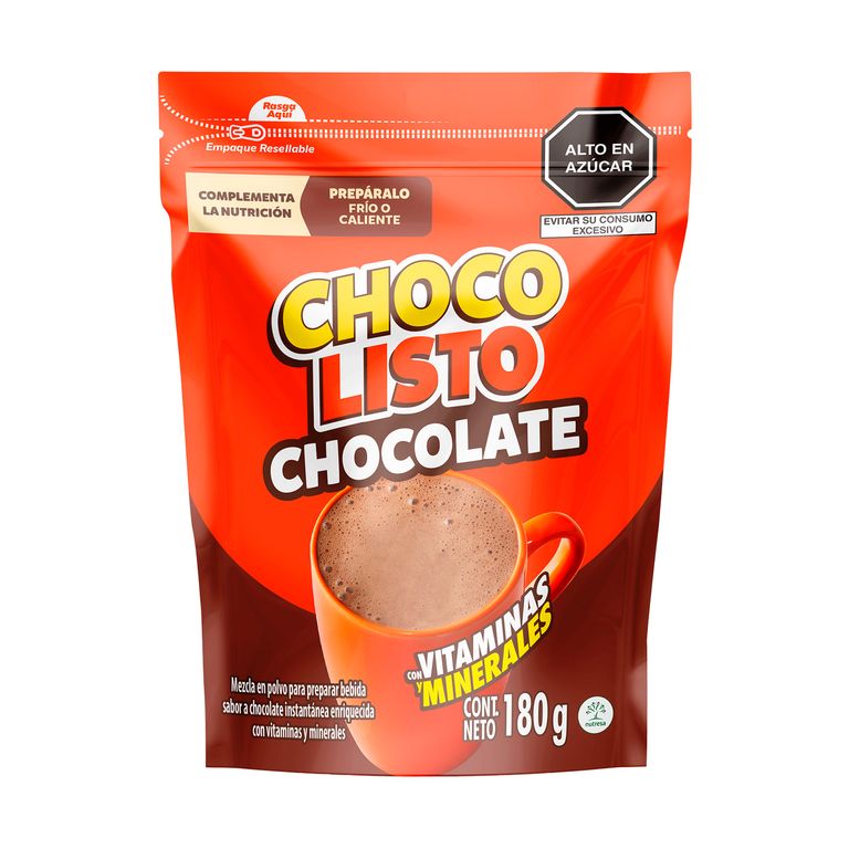 Bebida Instantánea Chocolisto Chocolate Doypack 180 g