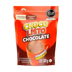 CHOCOLISTO - Bebida Instantánea Chocolisto Chocolate Doypack 180 g
