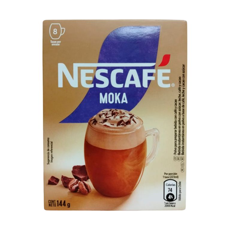 Bebida Instantánea Nescafé Moka Caja 144 g