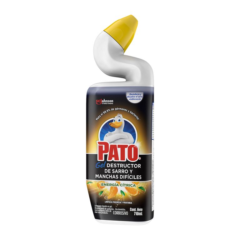 Limpiador Gel Pato Destructor Citrus Envase 710 mL