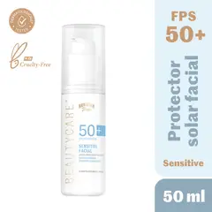 HAWAIIAN TROPIC - Protector Solar Facial Hawaiian Tropic Beauty Care Sensitive SPF50 Botella 50 mL