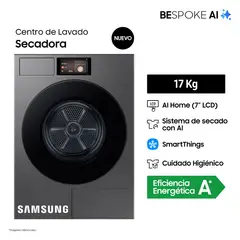 SAMSUNG - Secadora Samsung Bespoke AI 17 Kg
