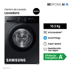 SAMSUNG - Lavadora Samsung Bespoke AI 10.5 Kg