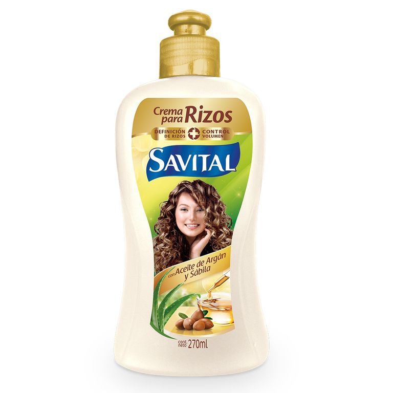Crema para Peinar Savital Argán Botella 270 mL