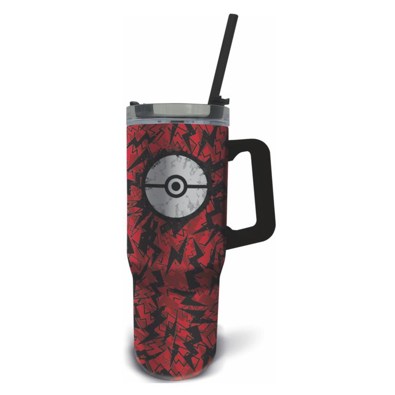 Taza Mug Rambler Pokemon Xl Acero Inoxidable 940 mL