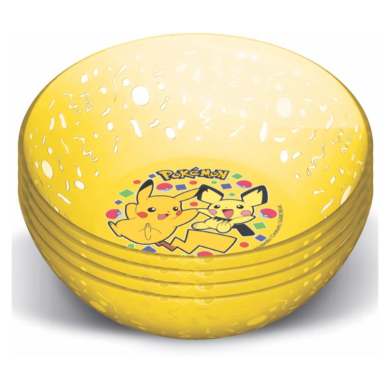Set Bowl Pokemon Pp 4 Piezas