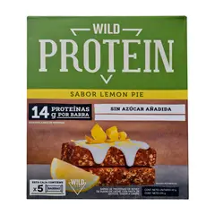 WILD FOOD - Barra de Proteína Wild Food Lemon Pie Caja 225 g