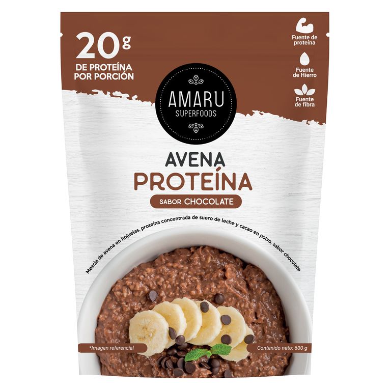 Avena Protéica Amaru Superfoods Chocolate Doypack 600 g