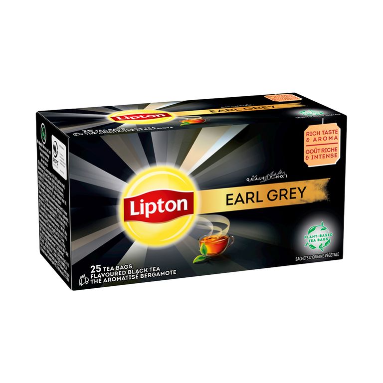 Infusión Té Lipton Amazingly Earl Grey Caja 25 Sobres
