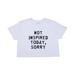 REDWOOD - Polo Crop 100% Algodón Mujer Redwood