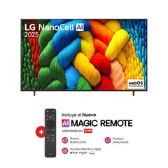 LG - Televisor LG 55'' Nano Ai 4K
