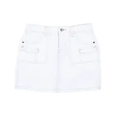 REDWOOD - Falda De Jean Corta Cargo  Mujer Redwood