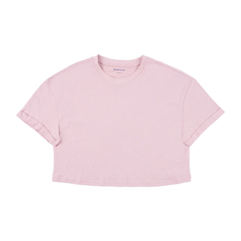 Polo Crop Oversize Mujer Redwood