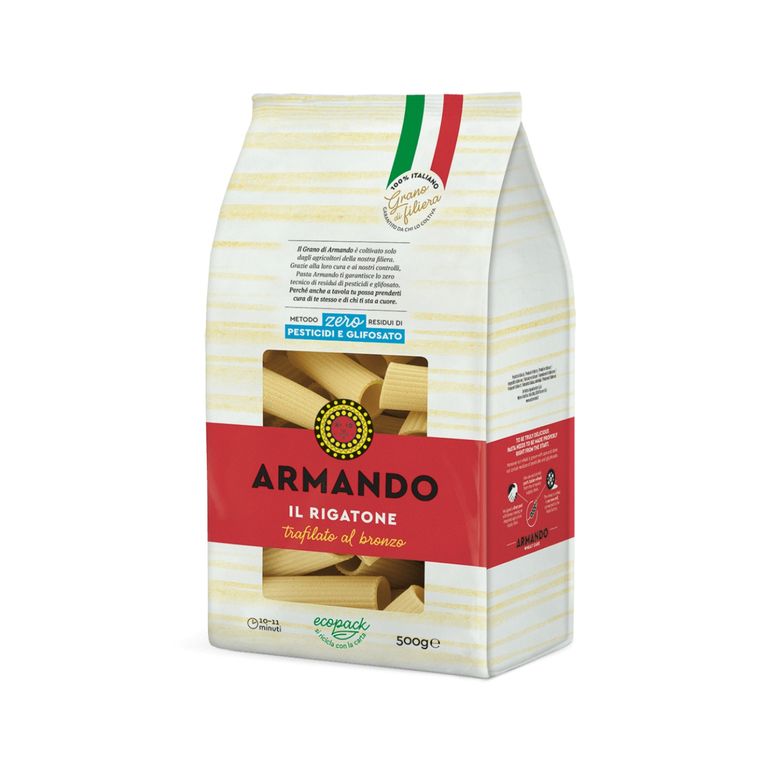 Rigatone al Bronzo Armando Empaque 500 g