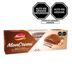 MARINI - Galletas Marini Moncremi Avellana Caja 150 g
