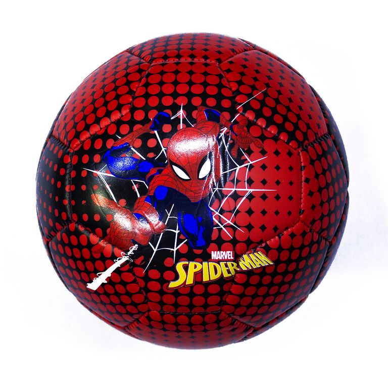 Pelota Spiderman Roja Negra