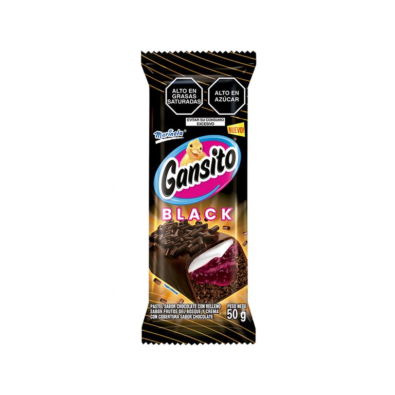 Pastelito Marinela Gansito Black Empaque 50 g