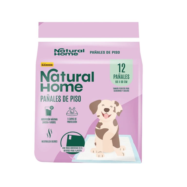 Pañales de Piso Natural Home Empaque 12 Und